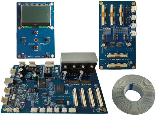 BetterPrinter 2 Head 4 Head XP600 Printhead Printer Board Inkjet Printer System USB2.0 Flatwire Printer Board